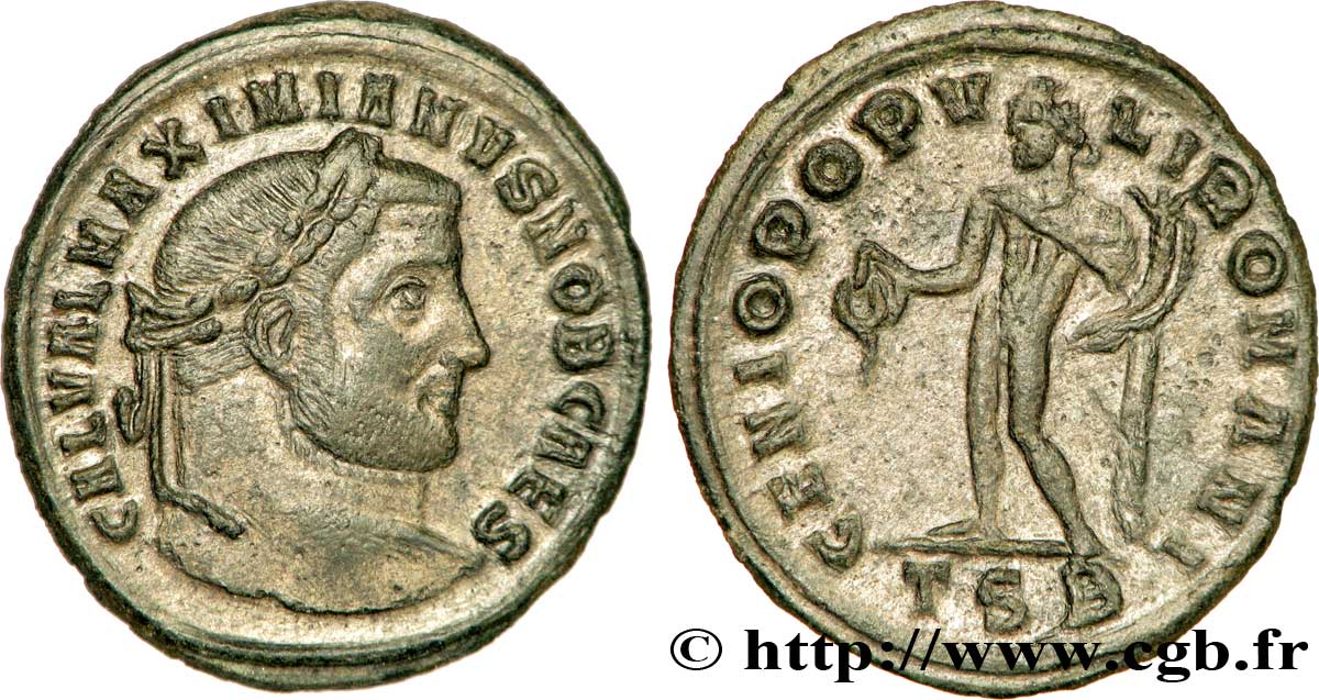 GALÈRE Follis ou nummus TTB+