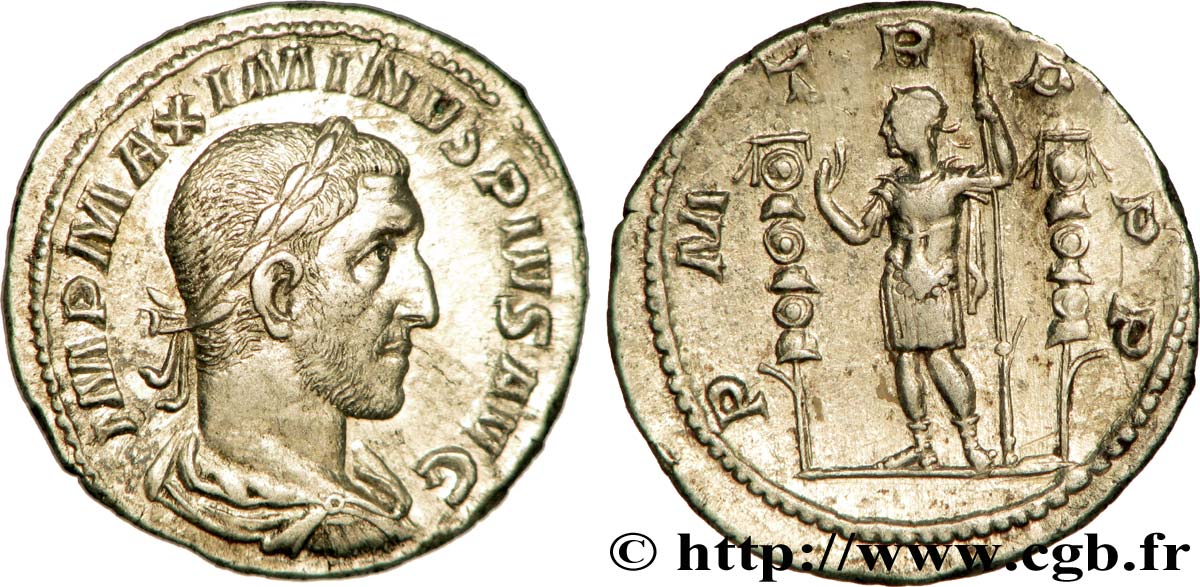 MAXIMIN Ier THRACE Denier v41_0719 Romaines