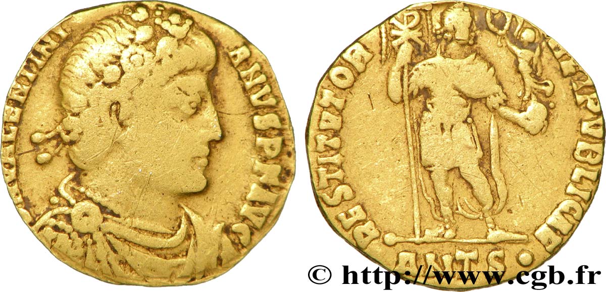 VALENTINIEN Ier  Solidus TB+