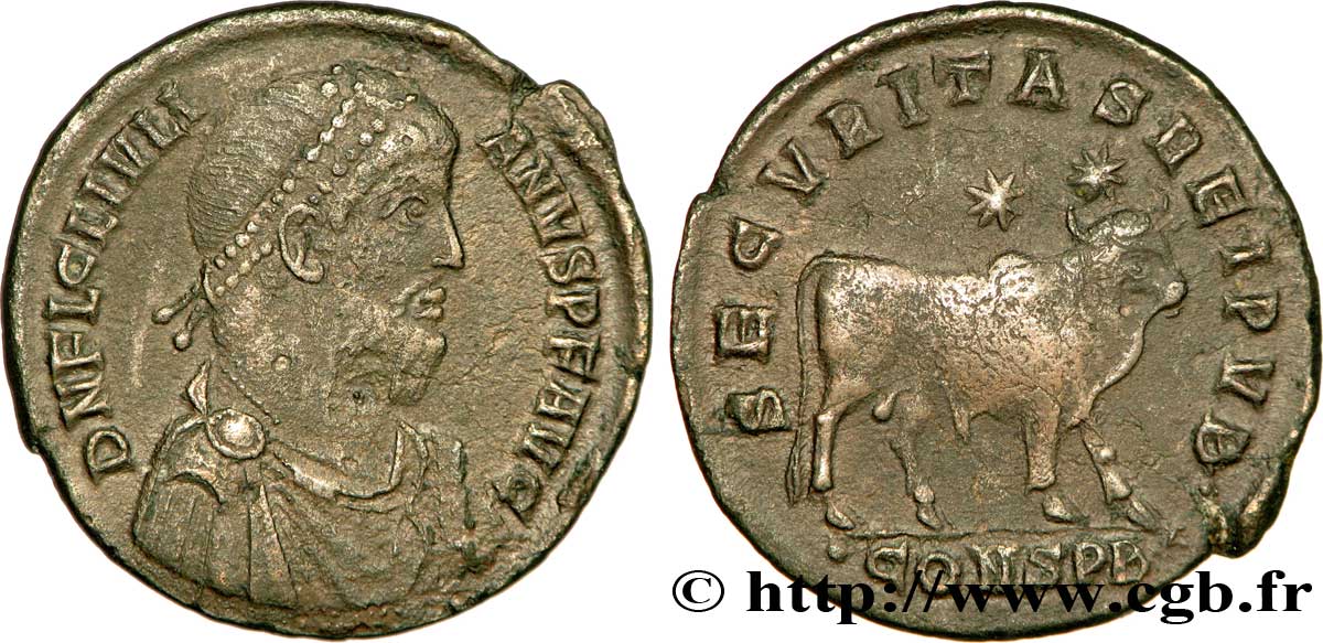 IULIANUS II DER PHILOSOPH Double maiorina, (GB, Æ 1) SS