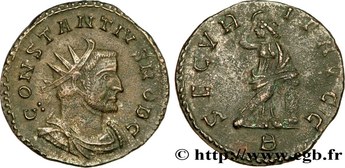 CONSTANCE Ier CHLORE Aurelianus TTB+