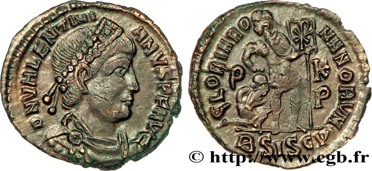 VALENTINIEN Ier  Nummus, (PB, Æ 3) SPL