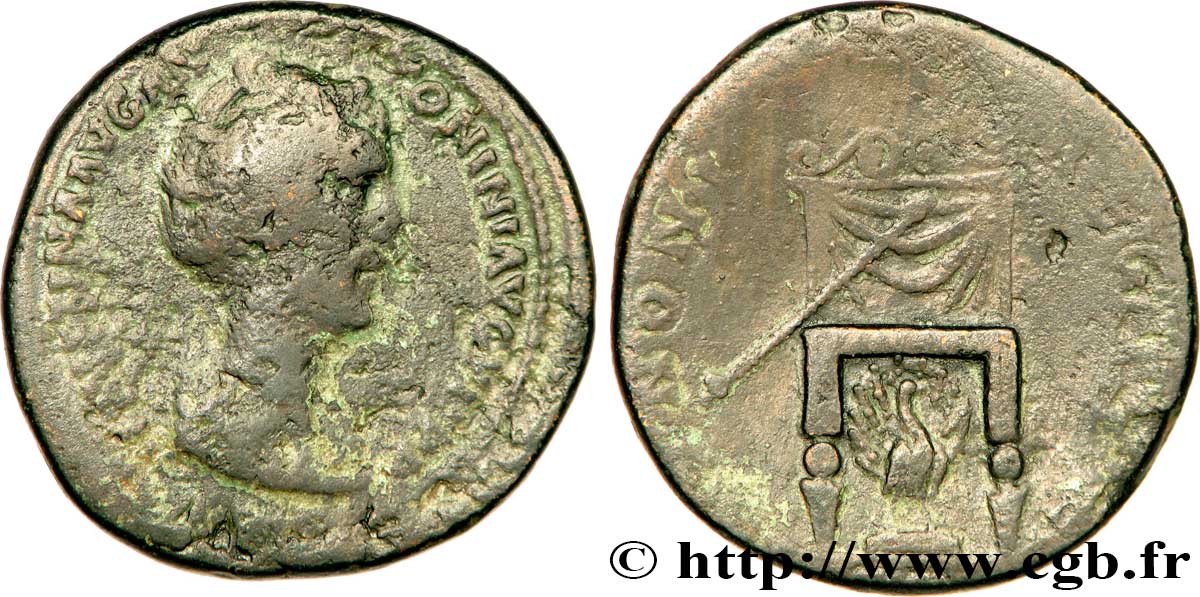 FAUSTINE MÈRE Sesterce TB