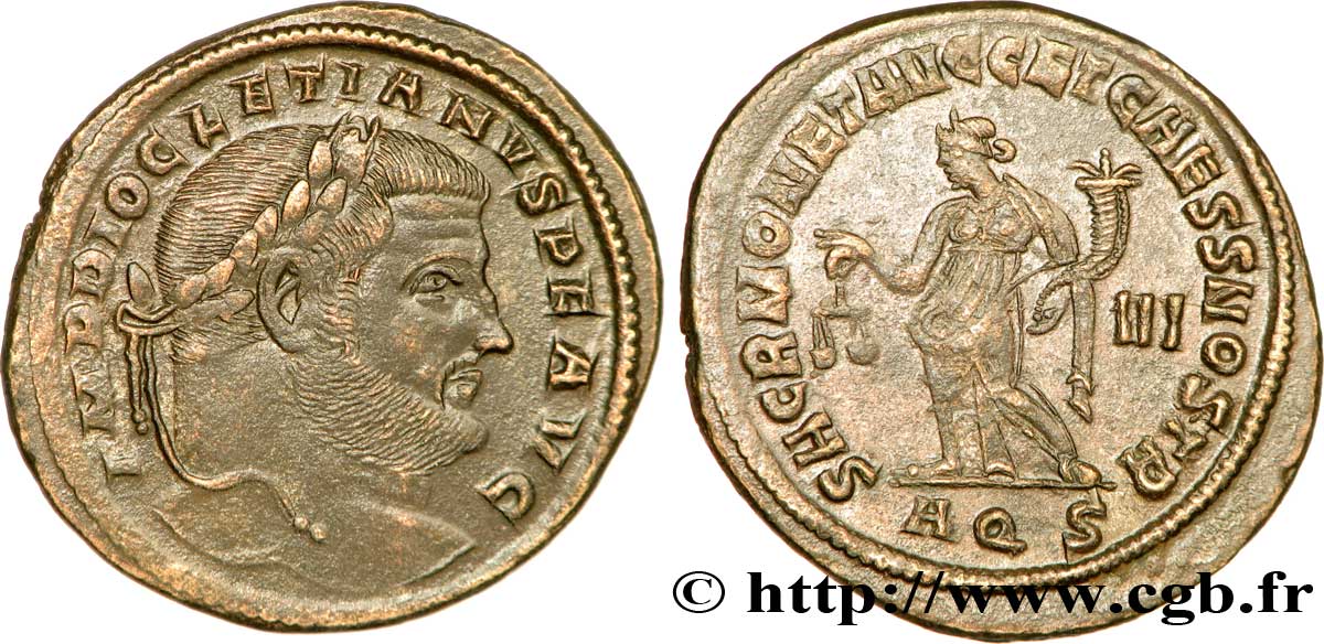 DIOCLÉTIEN Follis ou nummus SUP