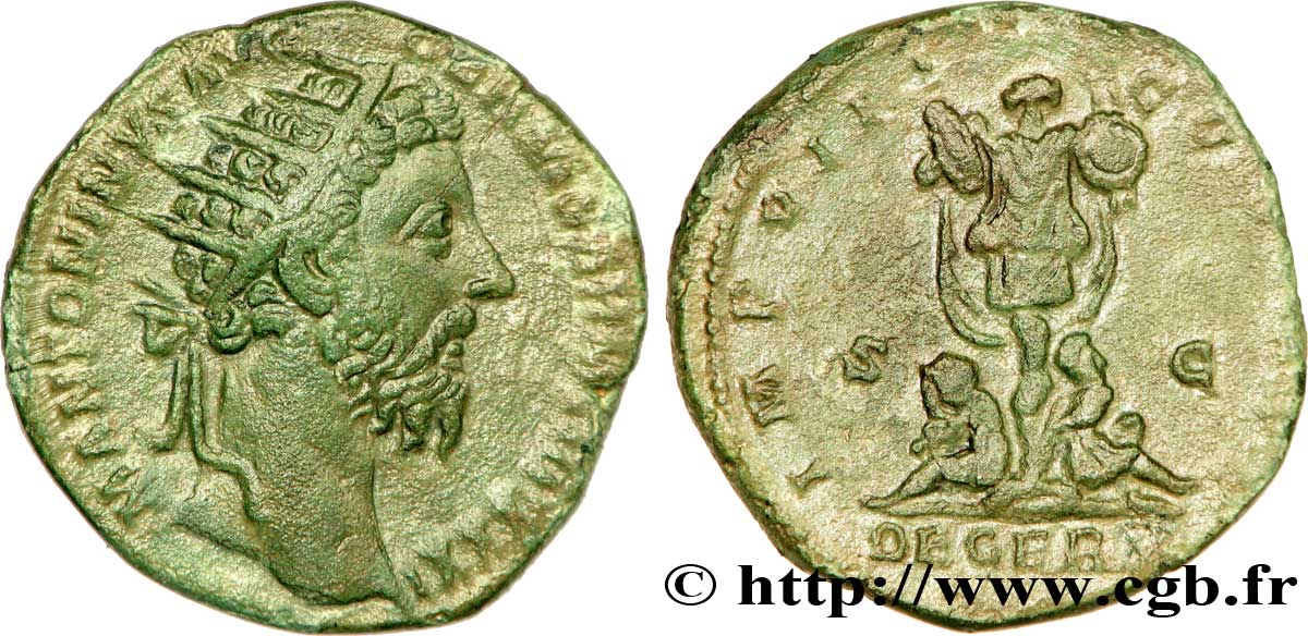 MARCUS AURELIUS Dupondius XF