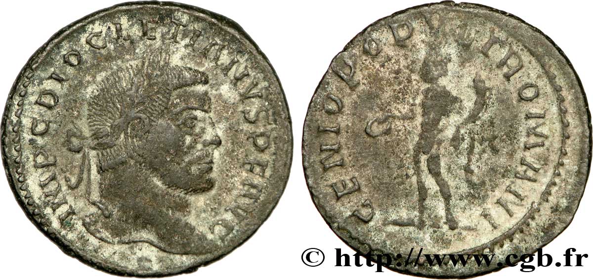 DIOCLÉTIEN Follis ou nummus TTB