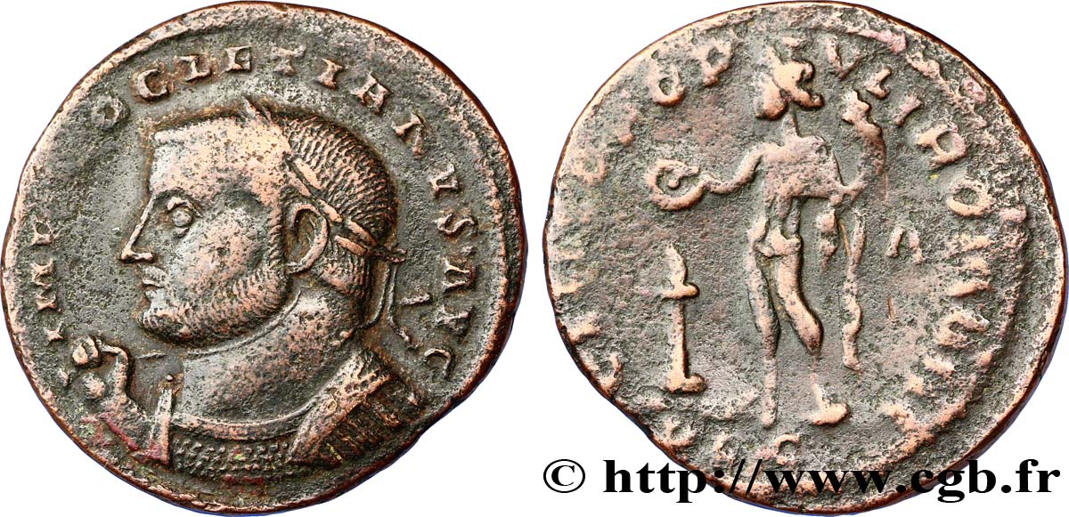 DIOCLÉTIEN Follis ou nummus TTB/TB+