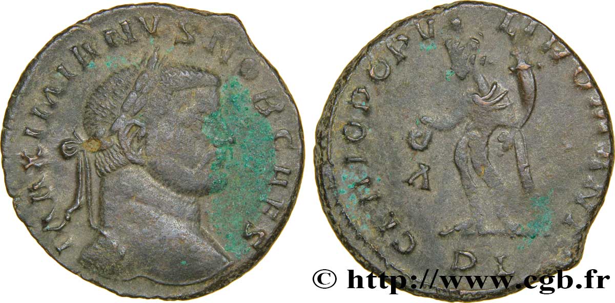 GALÈRE Follis ou nummus TTB+