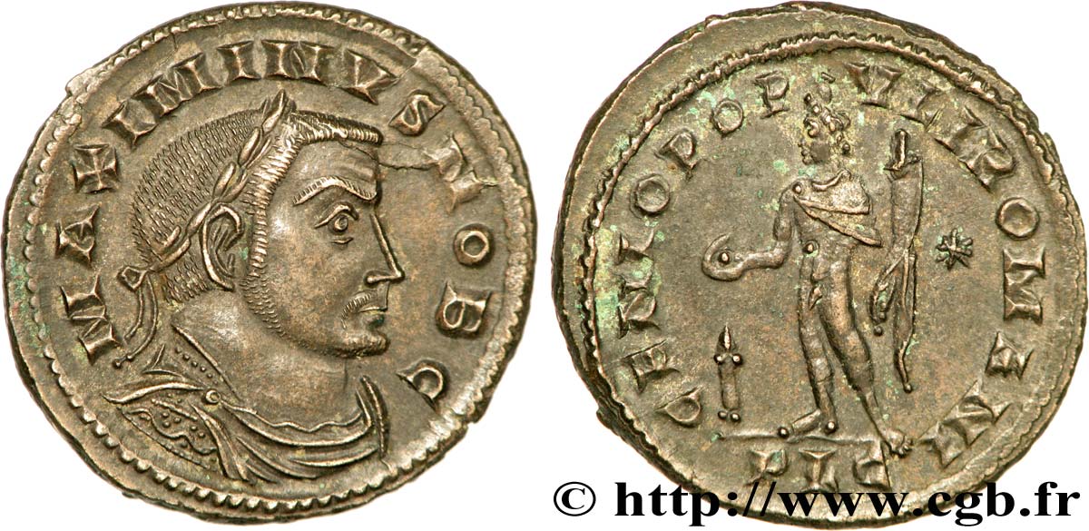 MAXIMIN II DAIA Follis ou nummus SUP
