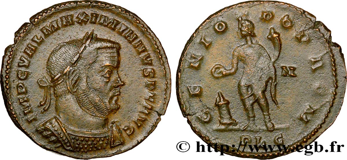 MAXIMIEN HERCULE Follis ou nummus SUP/TTB