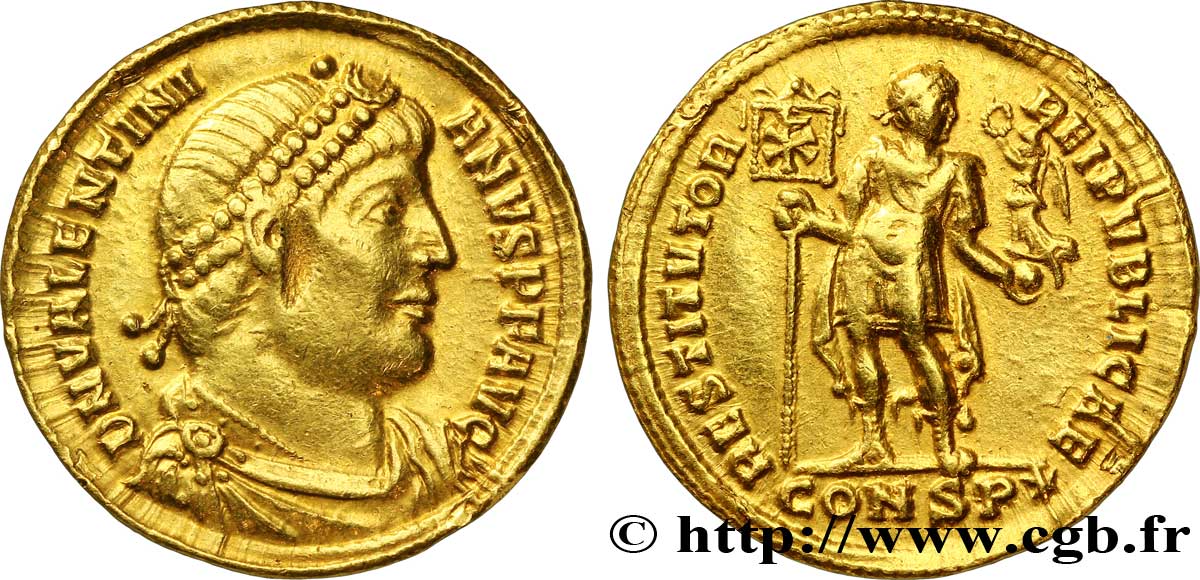 VALENTINIEN Ier  Solidus TTB+