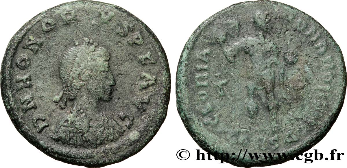 HONORIUS Maiorina pecunia, (MB, Æ 2) TB+/TB