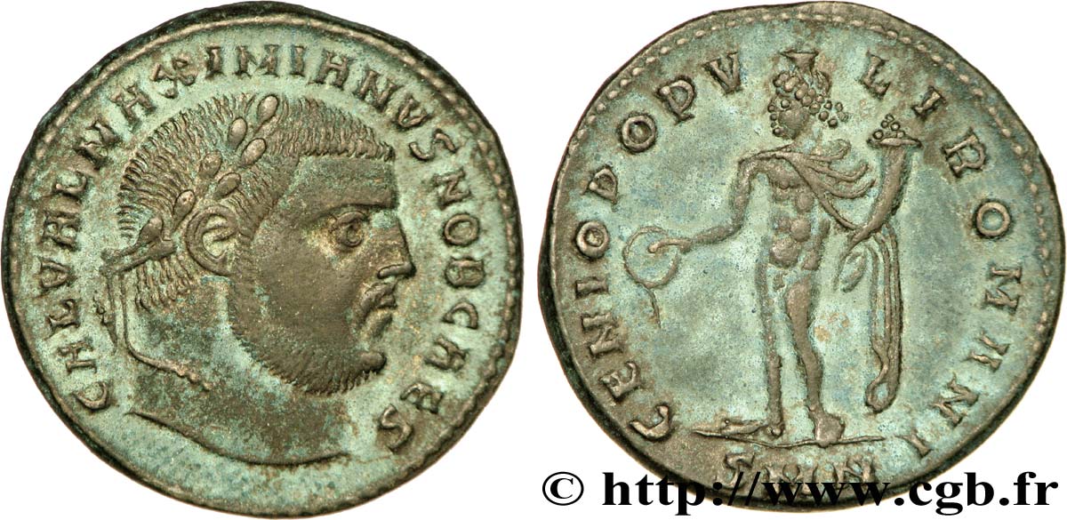 GALÈRE Follis ou nummus SUP