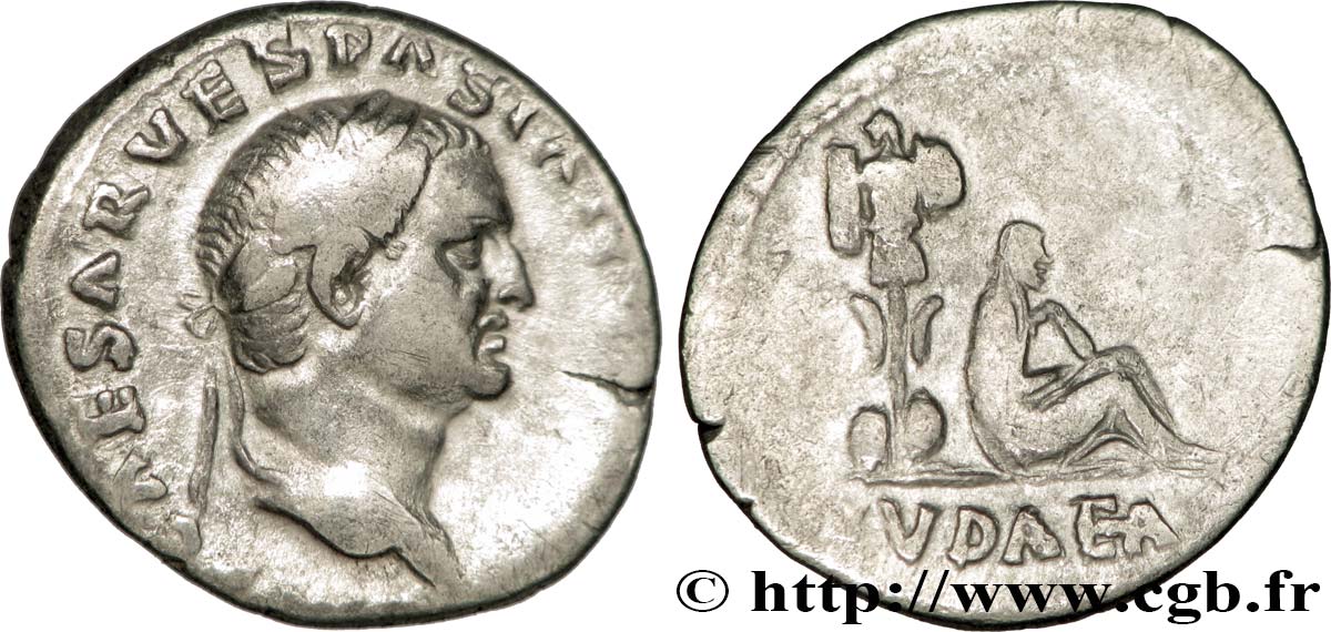 VESPASIEN Denier TTB/TB+