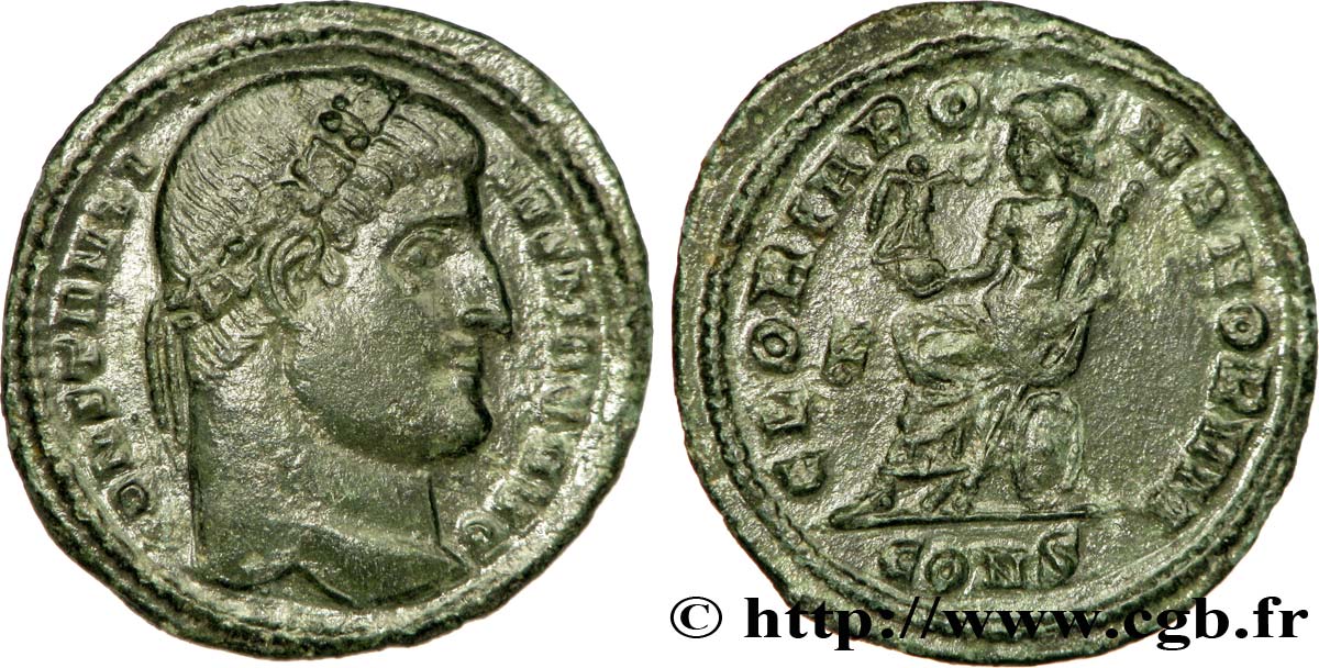 CONSTANTIN Ier LE GRAND Centenionalis ou nummus SPL