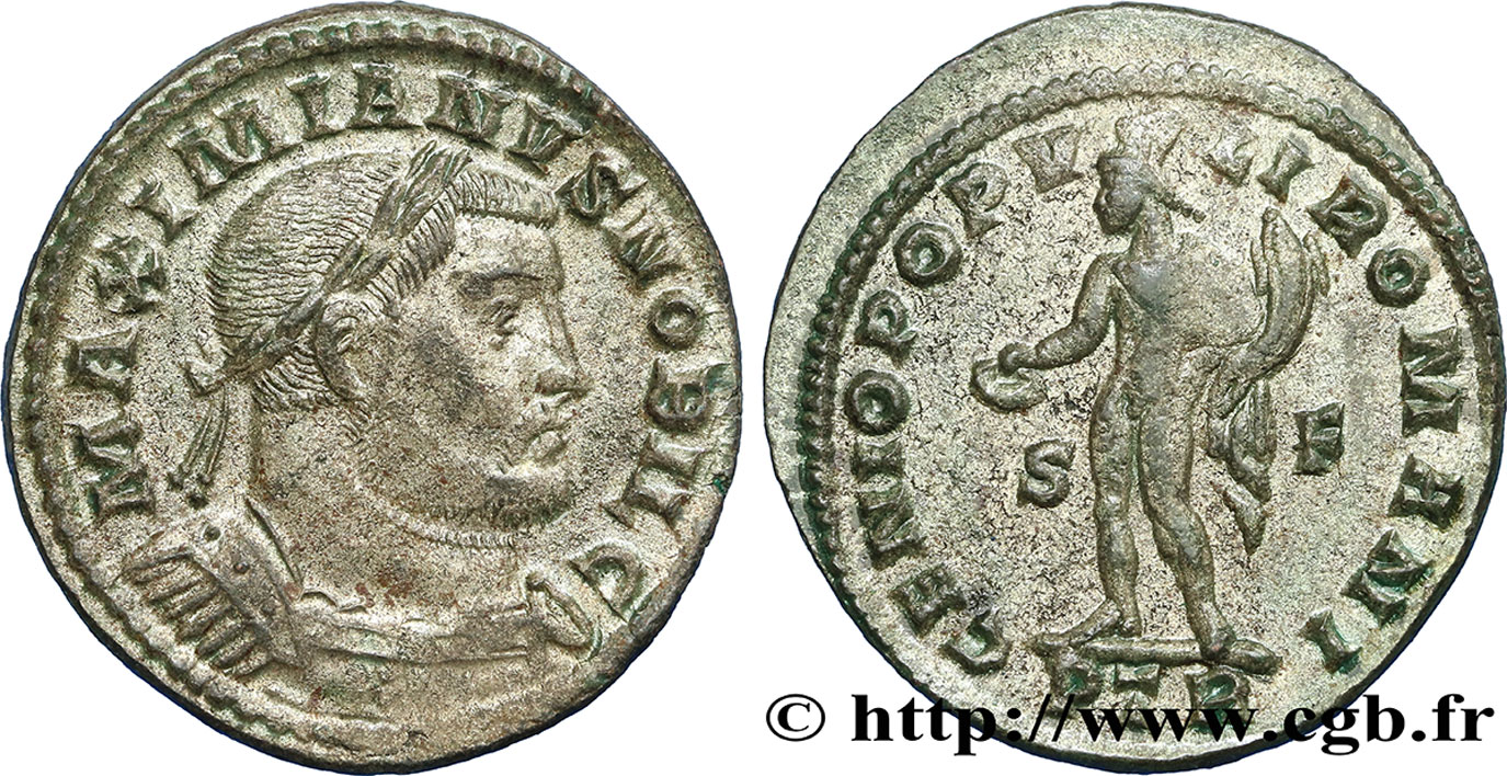 GALERIUS Follis ou nummus AU/AU