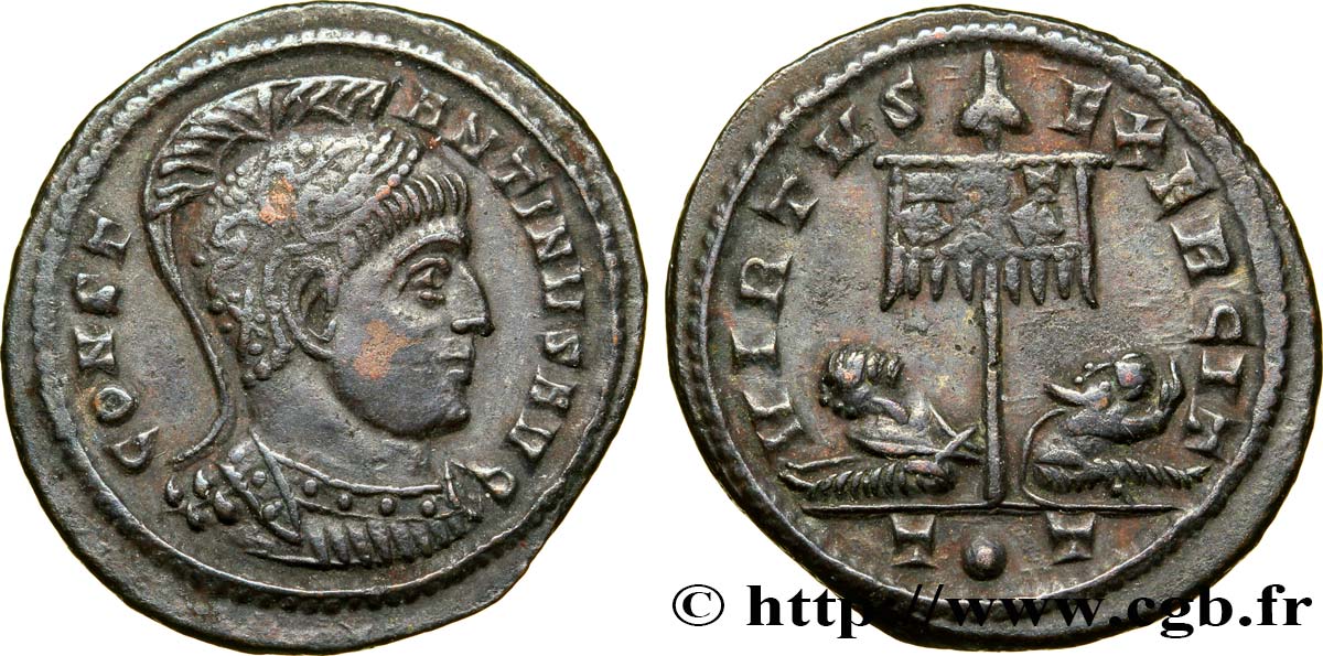 CONSTANTINE I THE GREAT Centenionalis ou nummus AU/AU