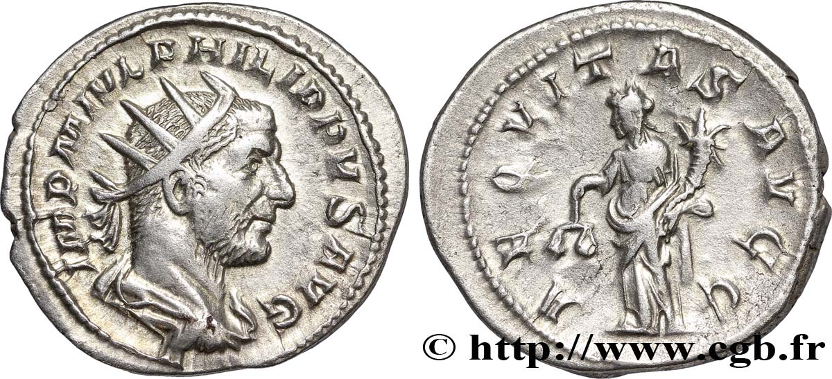 PHILIPPUS I. ARABS Antoninien SS