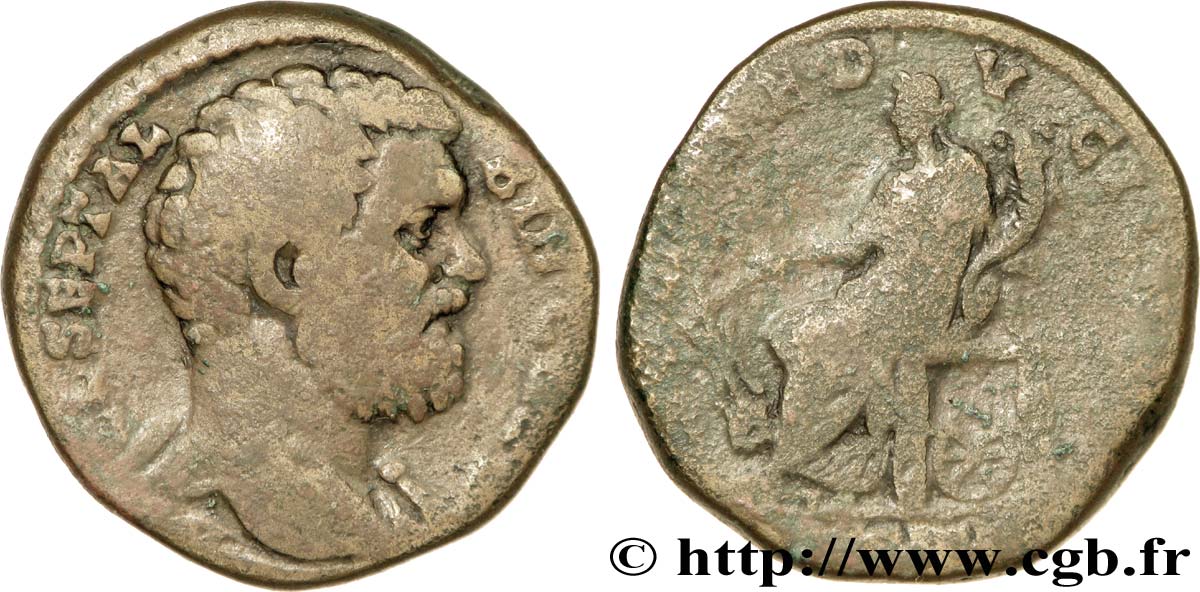 CLODIUS ALBINUS Sesterce TB