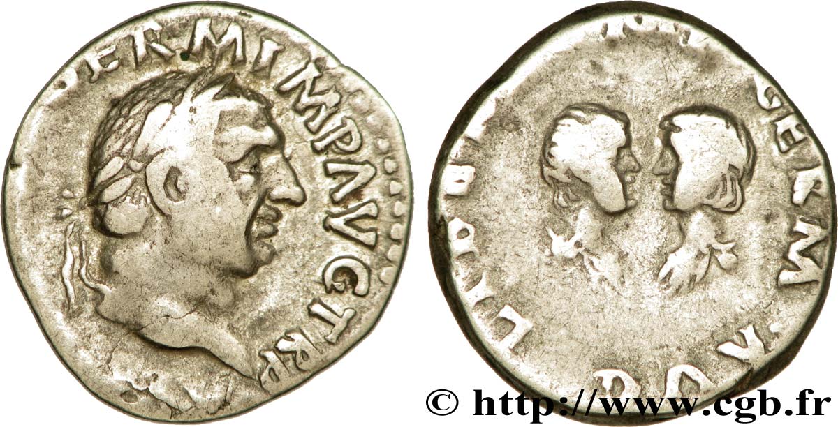 VITELLIUS Denier TTB/TB+