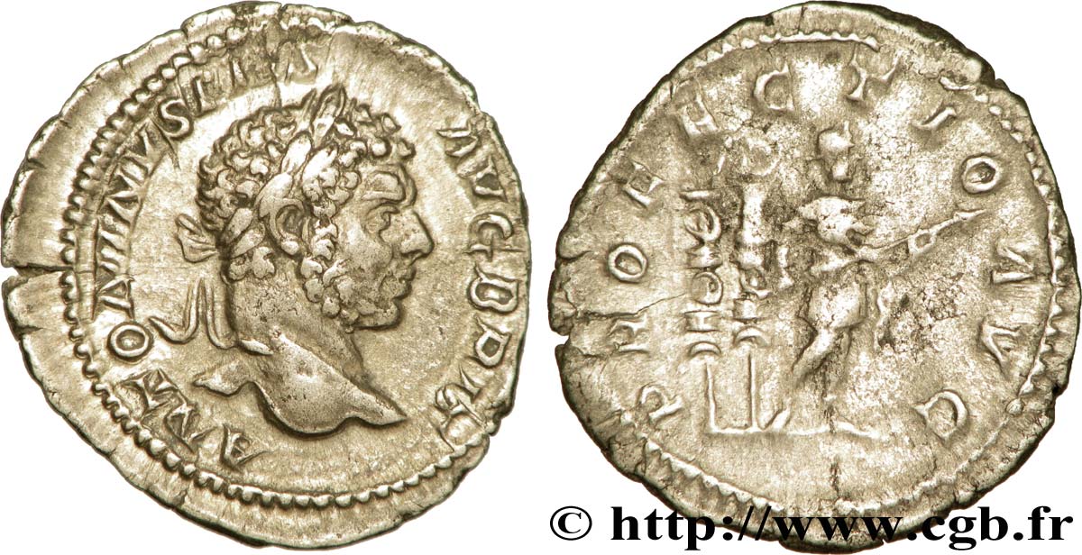 CARACALLA Denier TTB