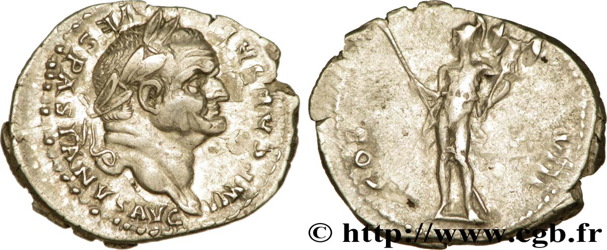 VESPASIEN Denier TTB/TB+