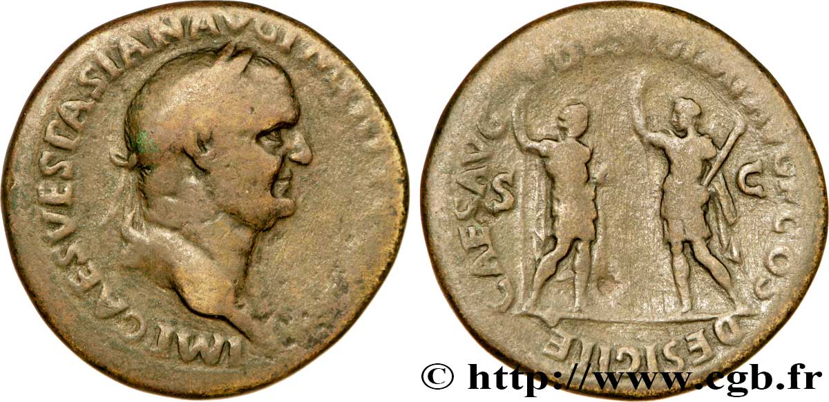 VESPASIEN Sesterce TB+