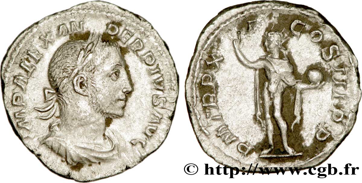 ALEXANDRE SÉVÈRE Denier TTB