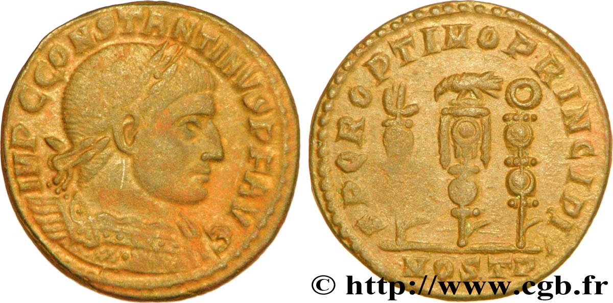 CONSTANTIN Ier LE GRAND Follis ou nummus TTB