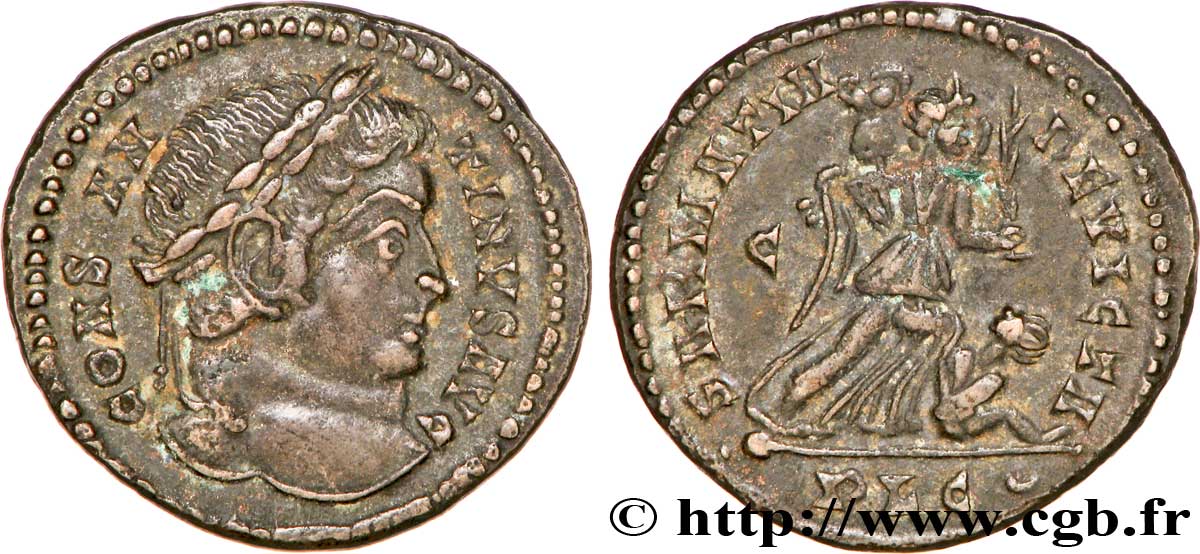 CONSTANTIN Ier LE GRAND Centenionalis ou nummus SUP