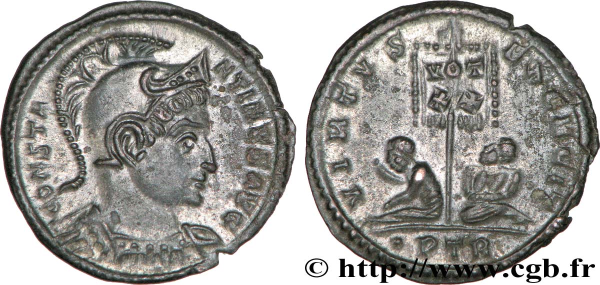 CONSTANTIN Ier LE GRAND Centenionalis ou nummus FDC/SPL