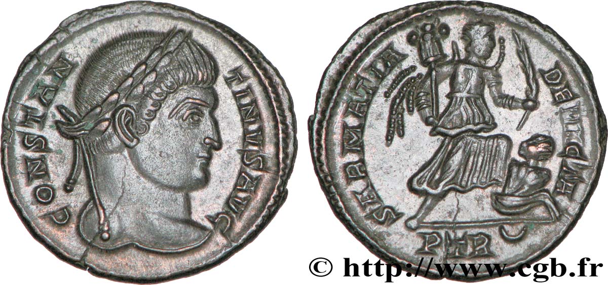 CONSTANTIN Ier LE GRAND Centenionalis ou nummus FDC