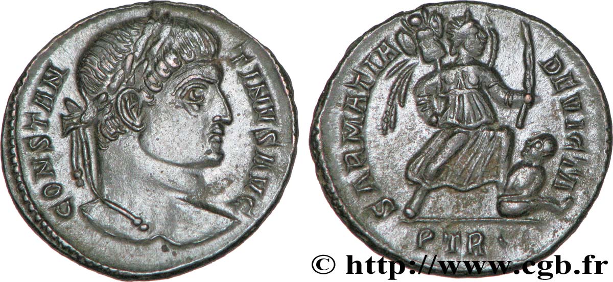 CONSTANTIN Ier LE GRAND Centenionalis ou nummus FDC