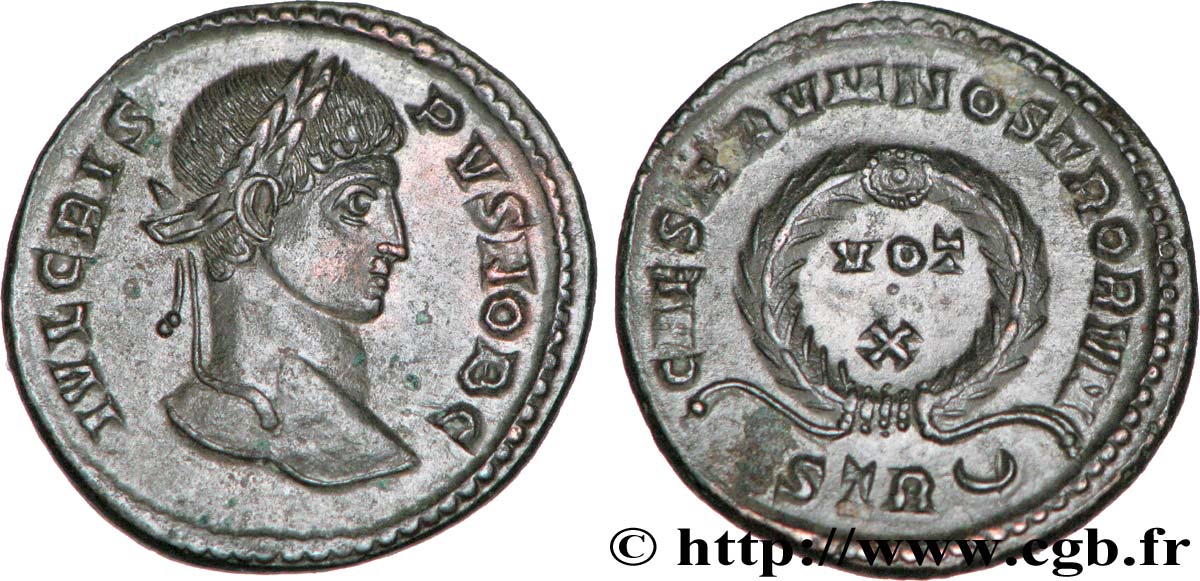 CRISPUS Centenionalis ou nummus SPL