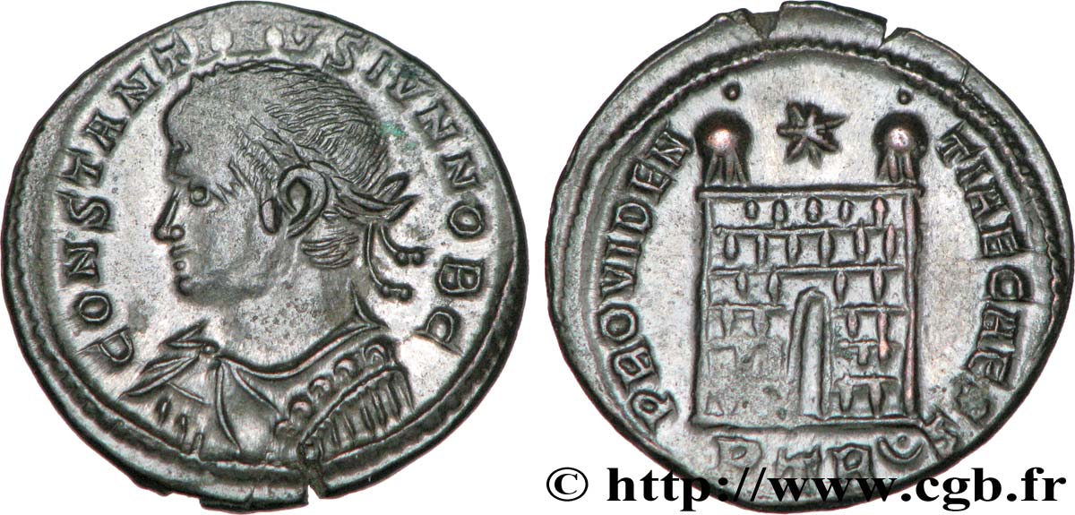 CONSTANTIN II Centenionalis ou nummus SPL