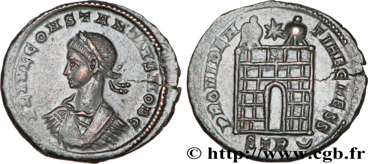 CONSTANCE II Centenionalis ou nummus SUP