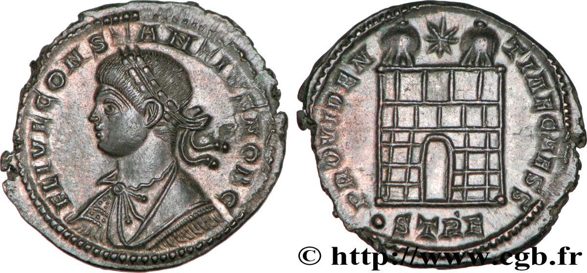 CONSTANCE II Centenionalis ou nummus FDC