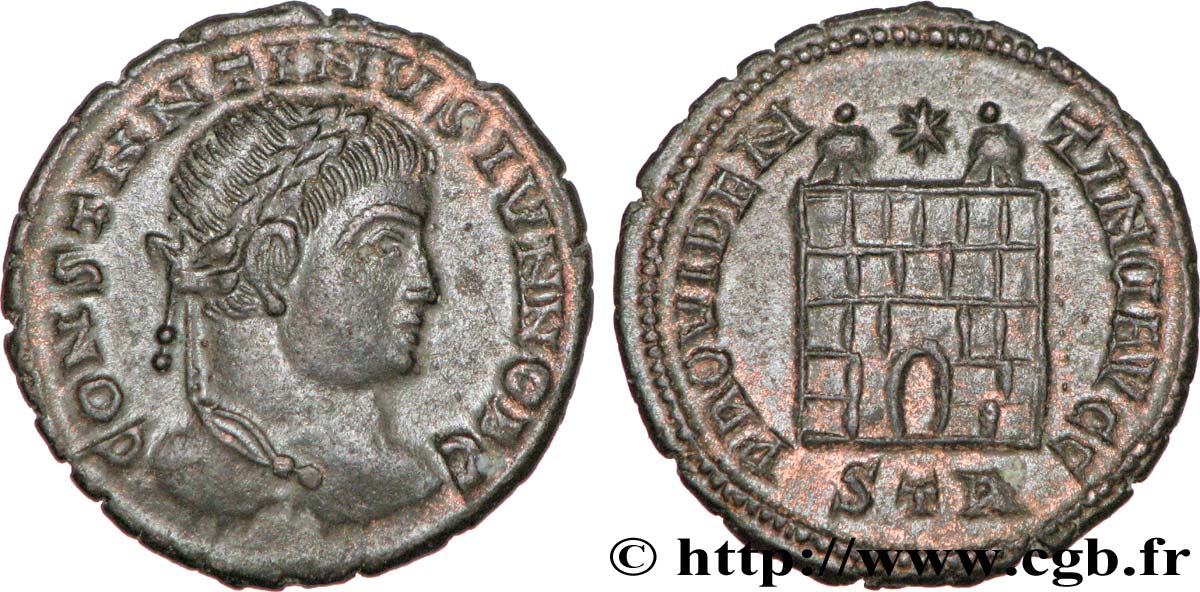 CONSTANTIN II Centenionalis ou nummus FDC