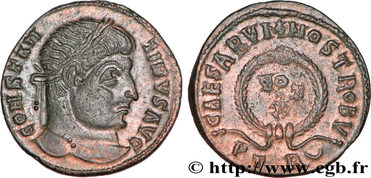 CONSTANTIN Ier LE GRAND Centenionalis ou nummus TTB+