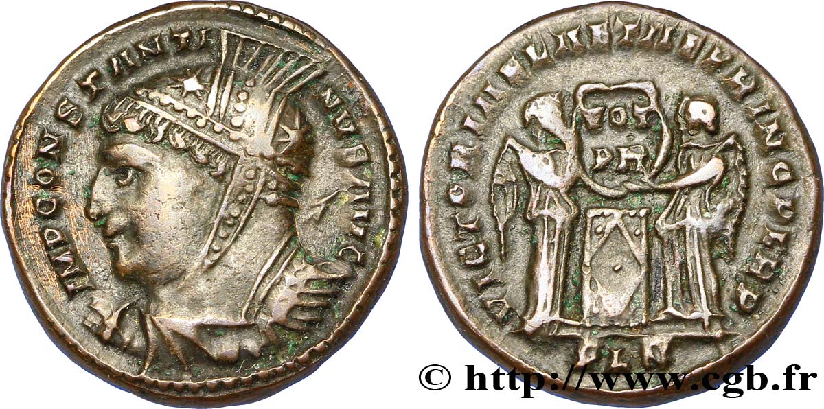 CONSTANTIN Ier LE GRAND Centenionalis ou nummus TTB+