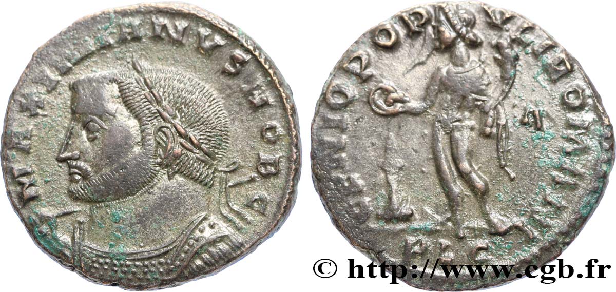 GALÈRE Follis ou nummus TTB+