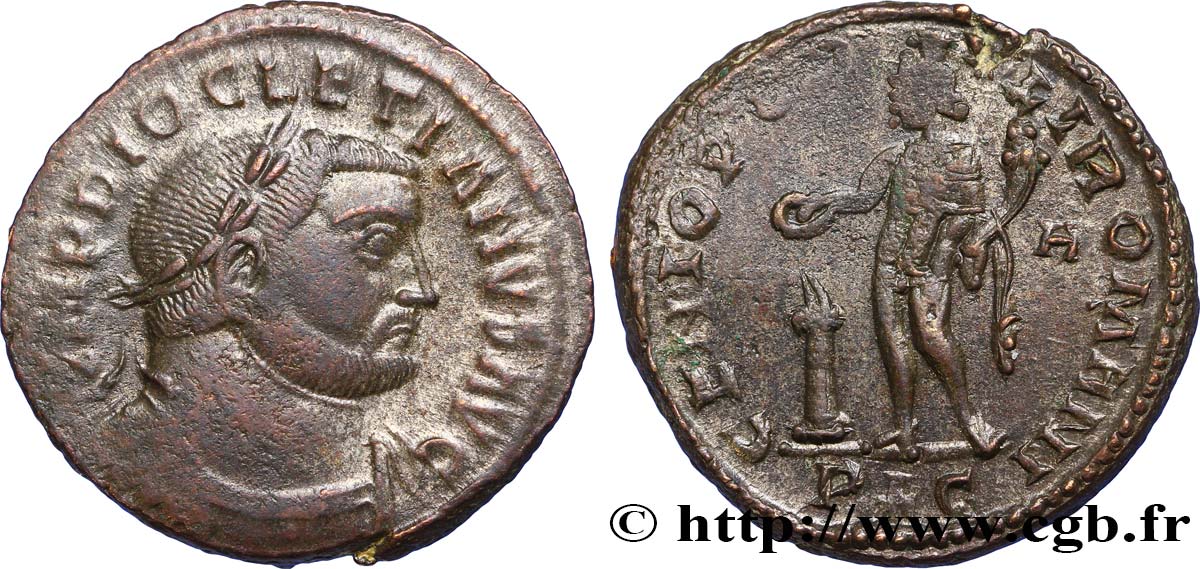 DIOCLÉTIEN Follis ou nummus TTB+