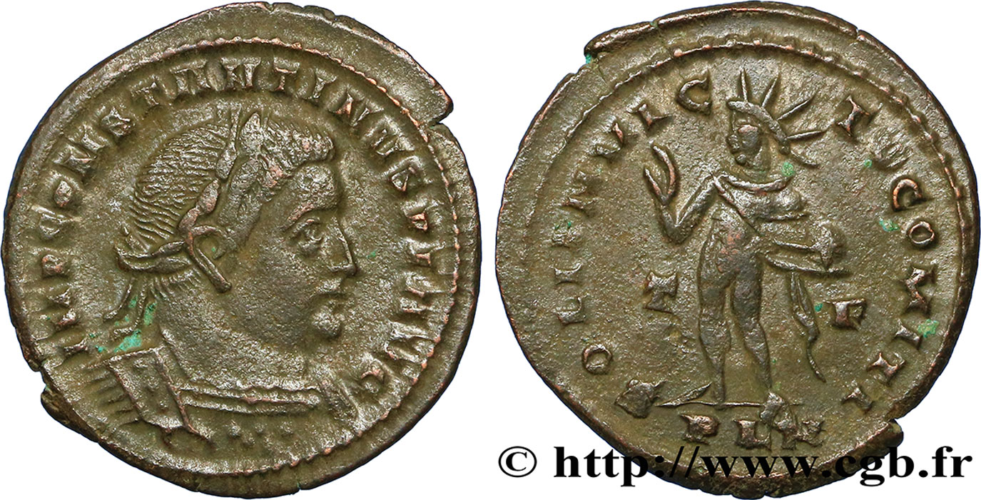 CONSTANTINE I THE GREAT Follis ou nummus XF