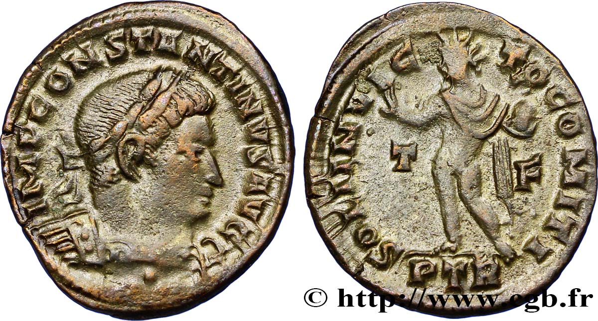 CONSTANTINE I THE GREAT Follis ou nummus XF