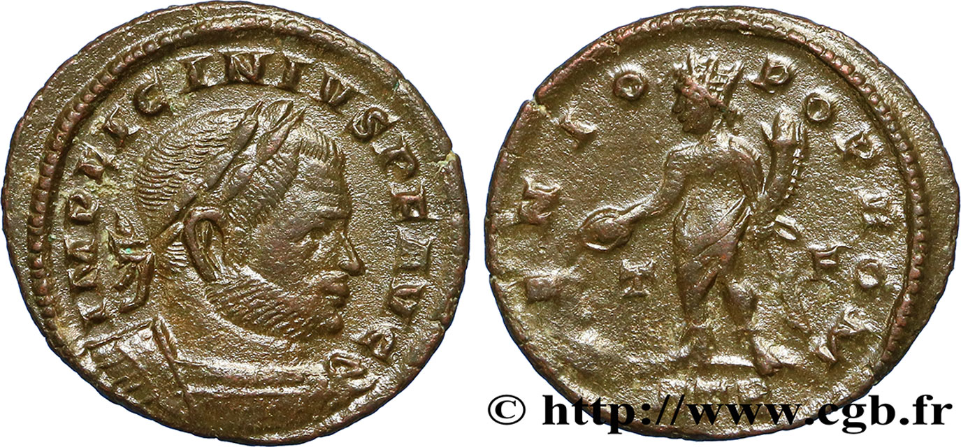 LICINIUS Ier Follis ou nummus TTB+