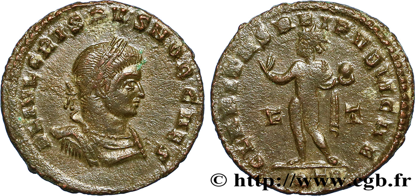 CRISPUS Follis ou nummus VZ/fVZ