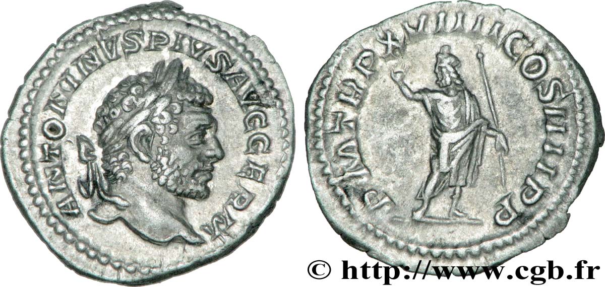 CARACALLA Denier TTB+