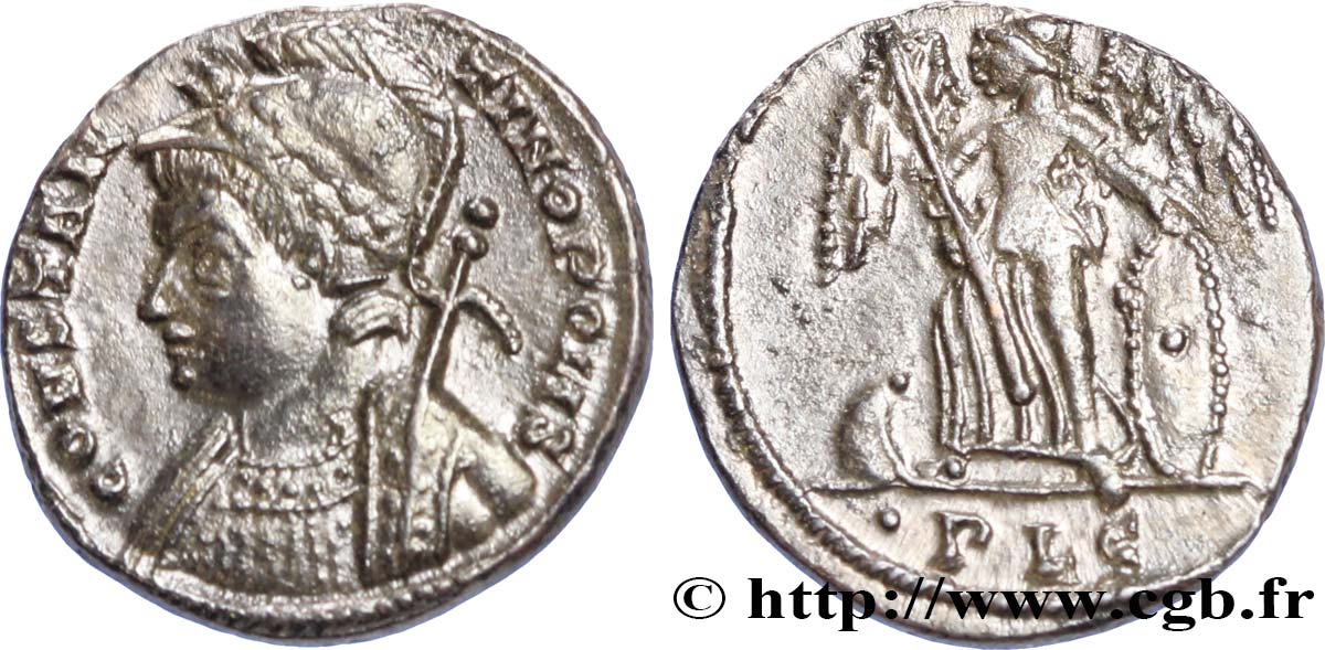 CONSTANTINOPLE Centenionalis ou nummus SPL