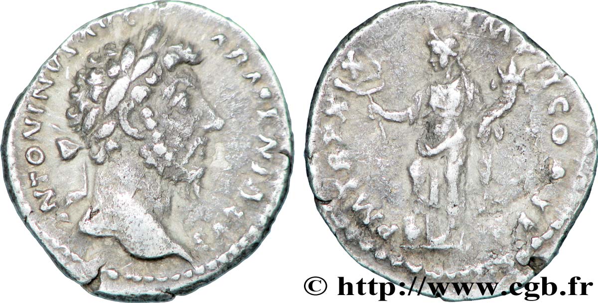 MARC AURÈLE Denier TB+