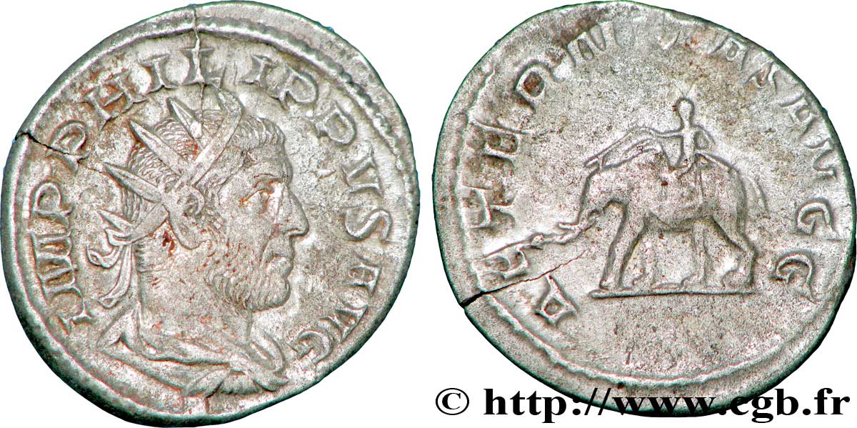 PHILIPPE Ier L&nbsp;ARABE Antoninien TTB